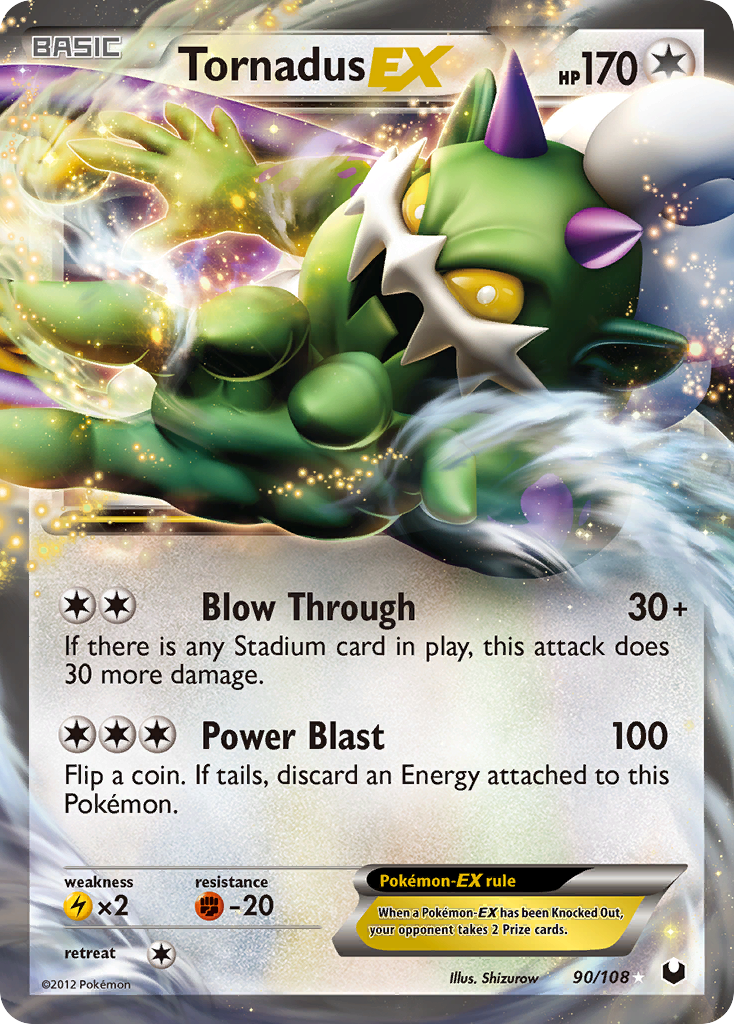 Tornadus EX (90/108) [Black & White: Dark Explorers] | Deep Dive Games St. Marys