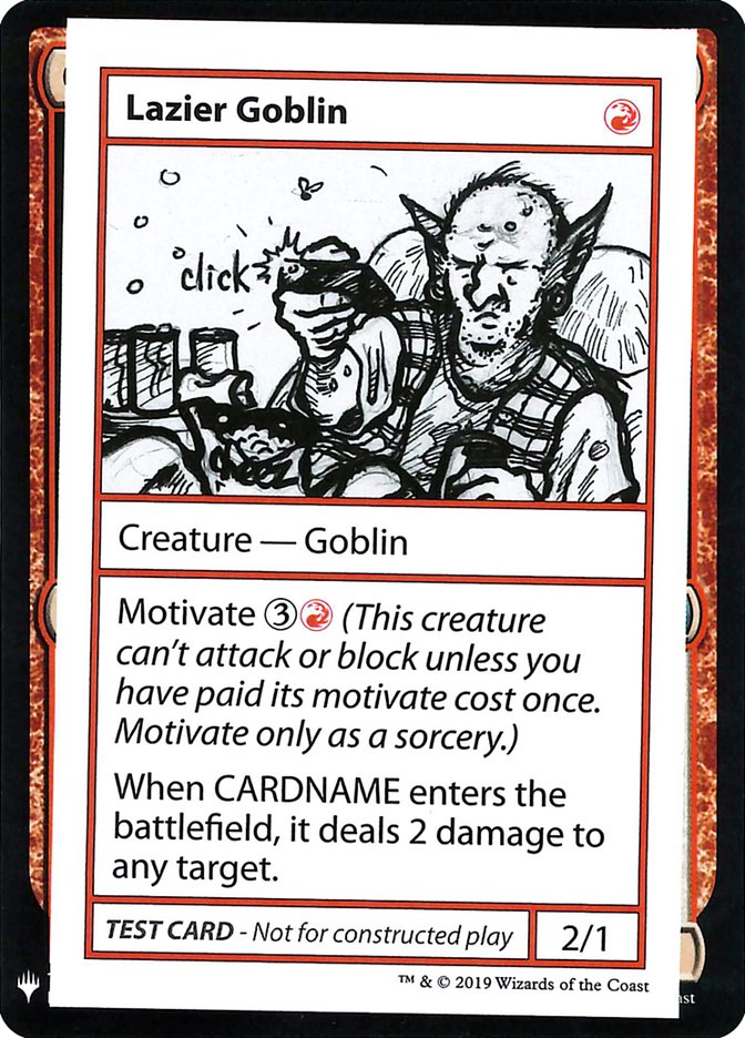 Lazier Goblin [Mystery Booster Playtest Cards] | Deep Dive Games St. Marys