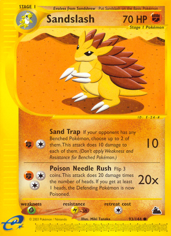 Sandslash (93/144) [Skyridge] | Deep Dive Games St. Marys