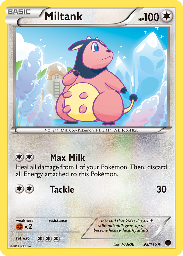 Miltank (93/116) [Black & White: Plasma Freeze] | Deep Dive Games St. Marys