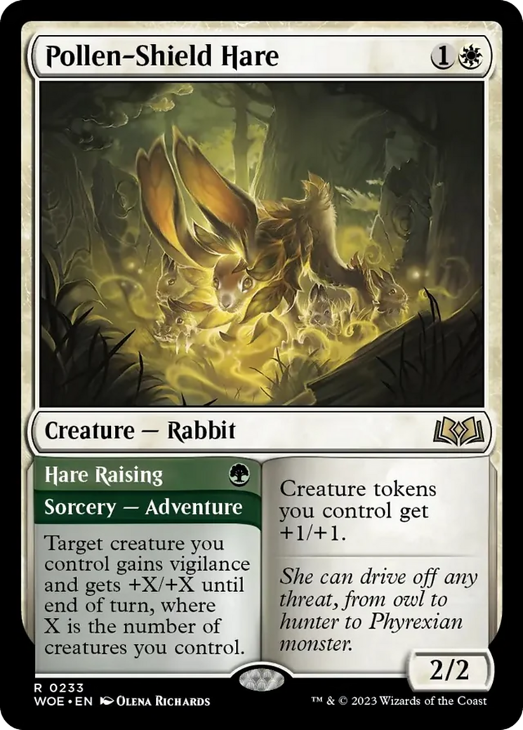 Pollen-Shield Hare // Hare Raising [Wilds of Eldraine] | Deep Dive Games St. Marys