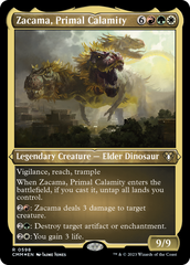 Zacama, Primal Calamity (Foil Etched) [Commander Masters] | Deep Dive Games St. Marys