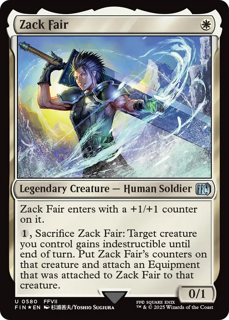 Zack Fair (Surge Foil) [FINAL FANTASY] | Deep Dive Games St. Marys