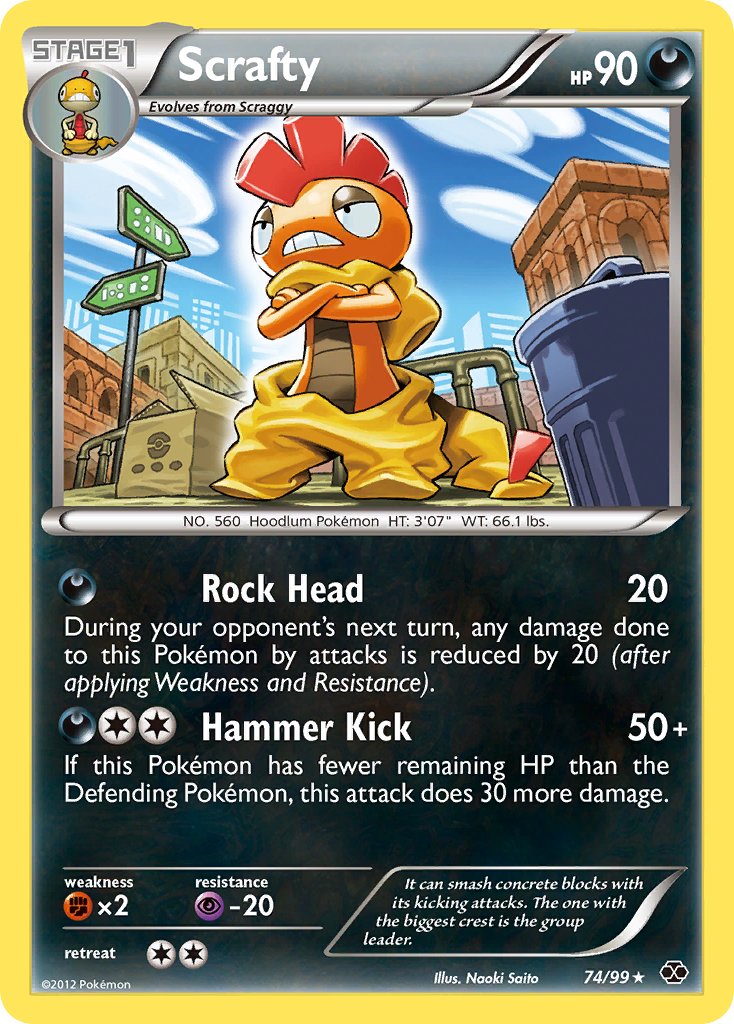 Scrafty (74/99) (Theme Deck Exclusive) [Black & White: Next Destinies] | Deep Dive Games St. Marys