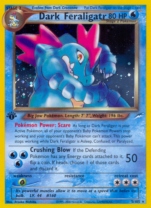 Dark Feraligatr (5/105) [Neo Destiny 1st Edition] | Deep Dive Games St. Marys