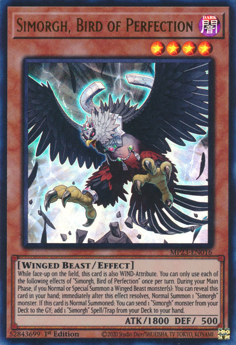 Simorgh, Bird of Perfection [MP23-EN016] Ultra Rare | Deep Dive Games St. Marys