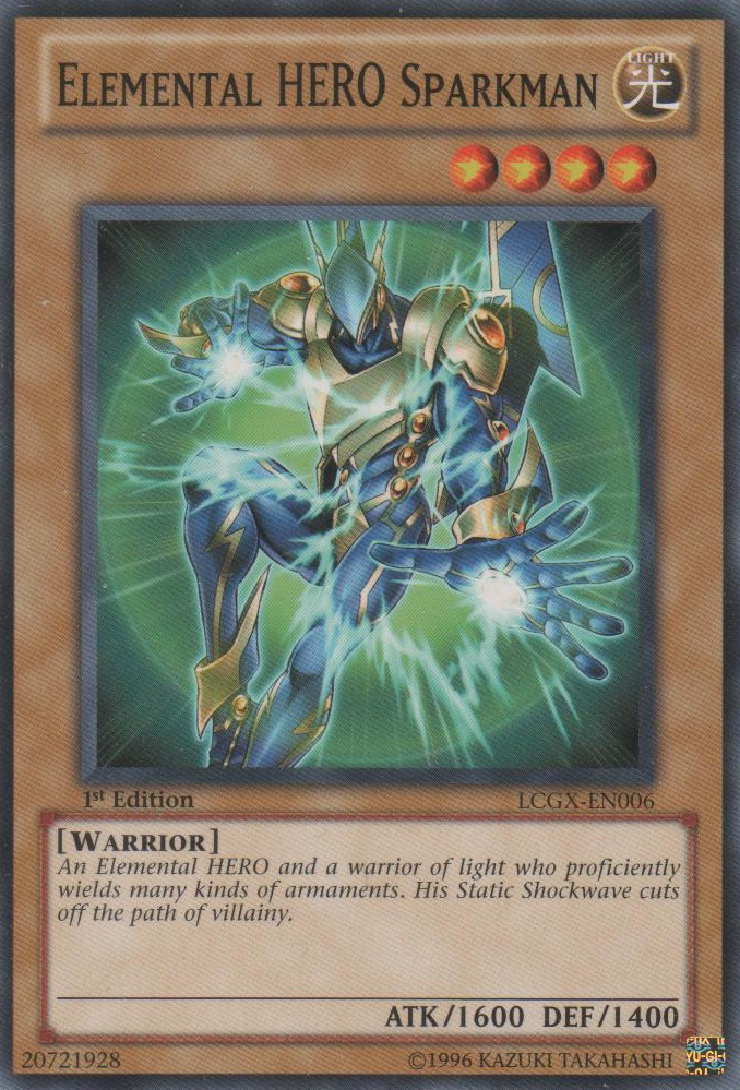 Elemental HERO Sparkman [LCGX-EN006] Common | Deep Dive Games St. Marys
