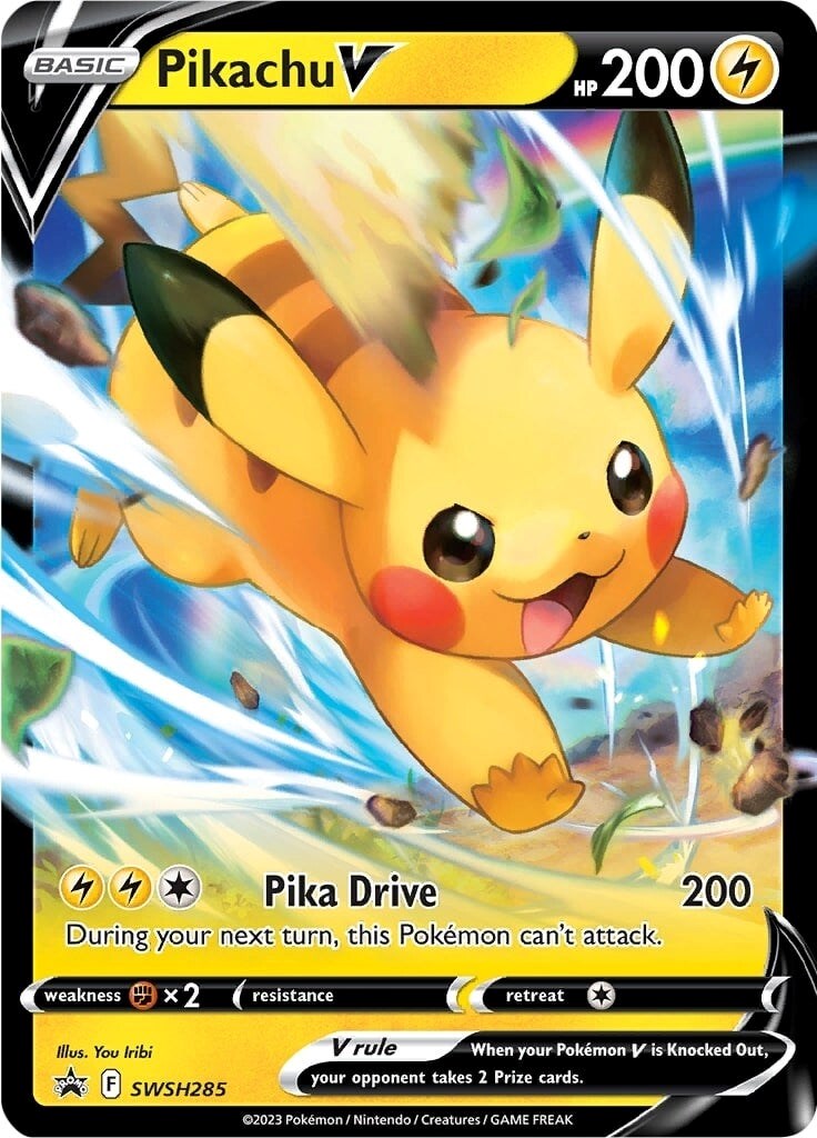 Pikachu V (SWSH285) [Sword & Shield: Black Star Promos] | Deep Dive Games St. Marys