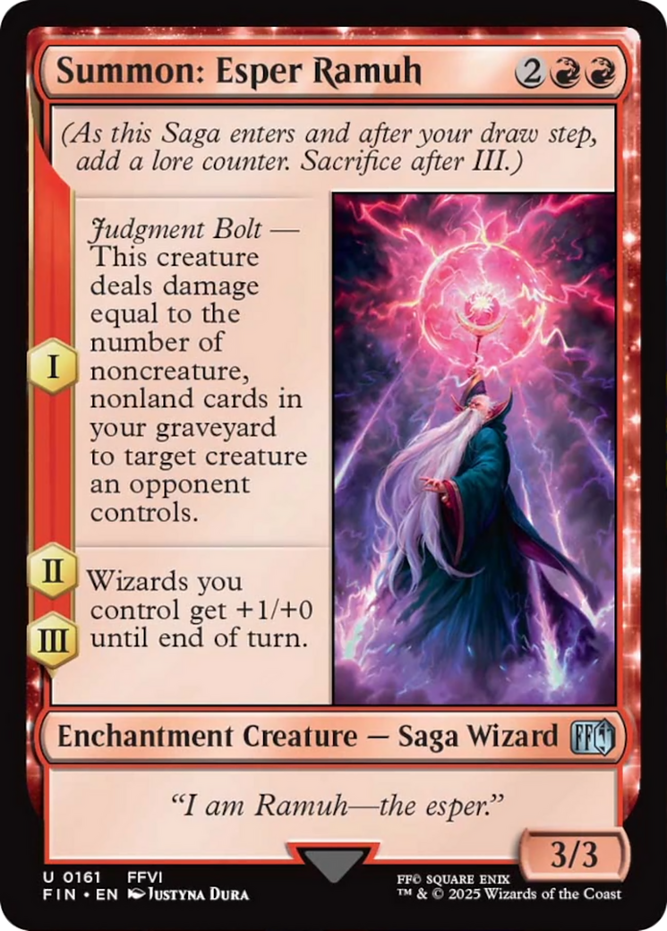 Summon: Esper Ramuh [FINAL FANTASY] | Deep Dive Games St. Marys
