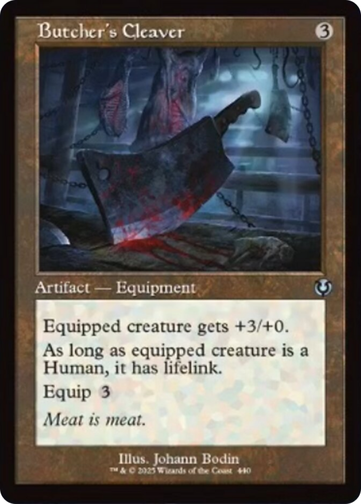 Butcher's Cleaver (Retro Frame) [Innistrad Remastered] | Deep Dive Games St. Marys