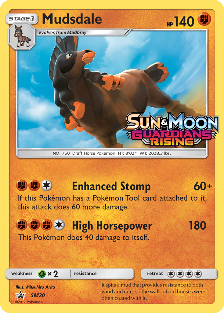 Mudsdale (SM20) [Sun & Moon: Black Star Promos] | Deep Dive Games St. Marys