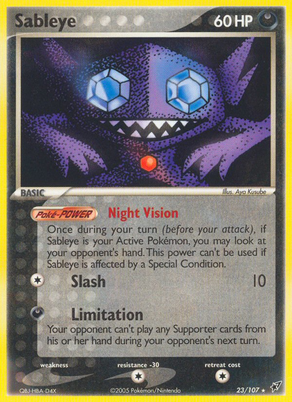 Sableye (23/107) [EX: Deoxys] | Deep Dive Games St. Marys