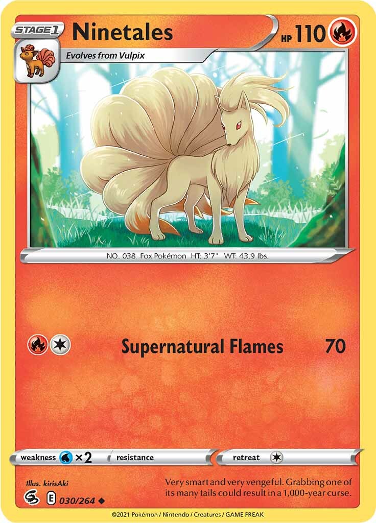 Ninetales (030/264) [Sword & Shield: Fusion Strike] | Deep Dive Games St. Marys