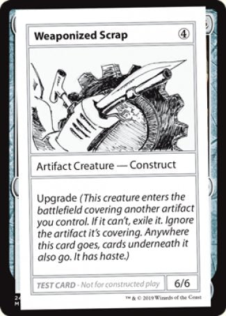 Weaponized Scrap (2021 Edition) [Mystery Booster Playtest Cards] | Deep Dive Games St. Marys