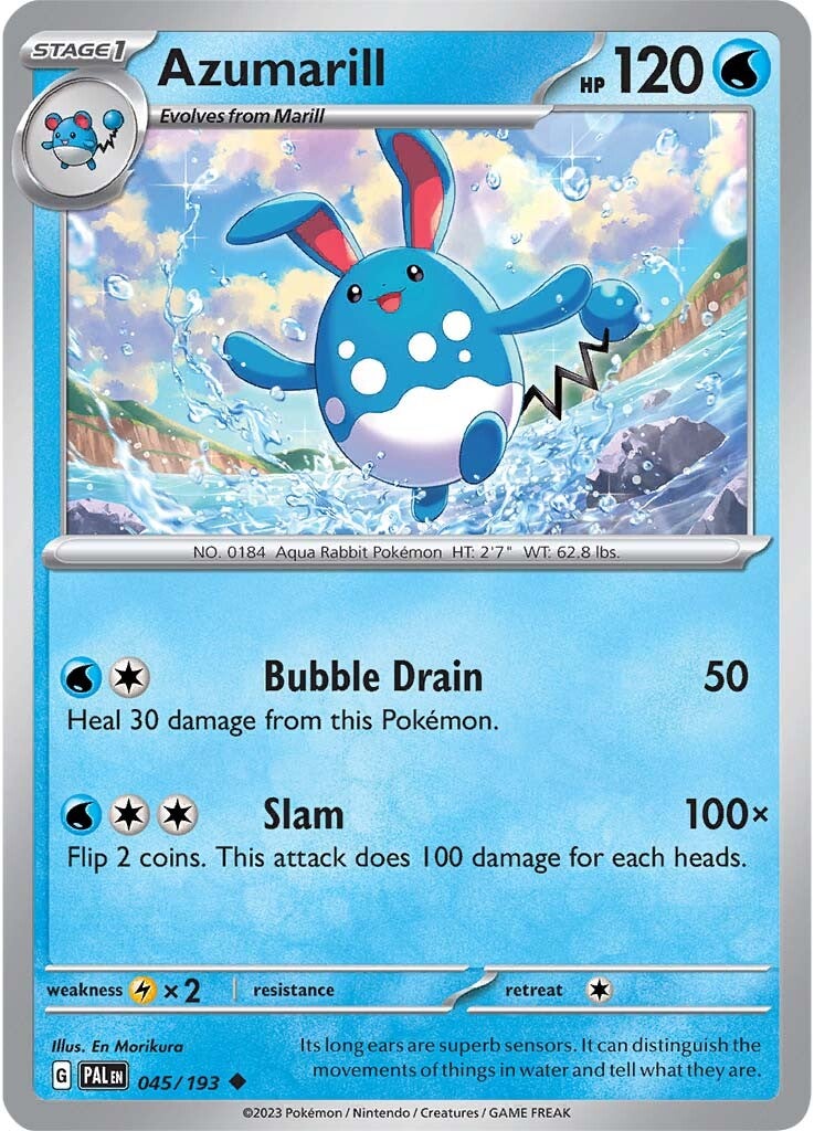 Azumarill (045/193) [Scarlet & Violet: Paldea Evolved] | Deep Dive Games St. Marys