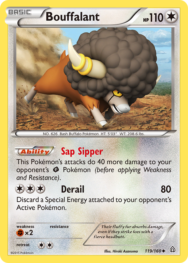 Bouffalant (119/160) [XY: Primal Clash] | Deep Dive Games St. Marys