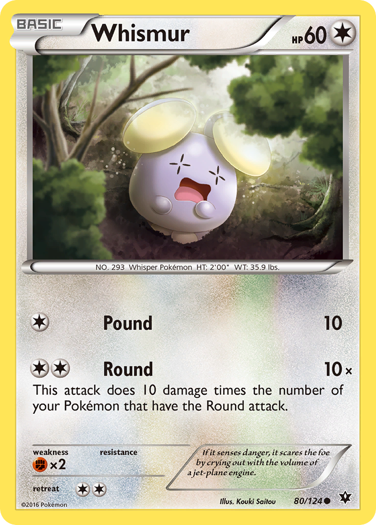 Whismur (80/124) [XY: Fates Collide] | Deep Dive Games St. Marys