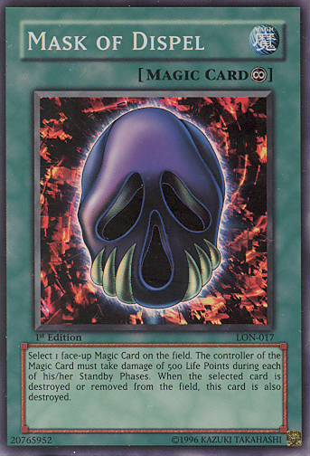 Mask of Dispel [LON-017] Super Rare | Deep Dive Games St. Marys