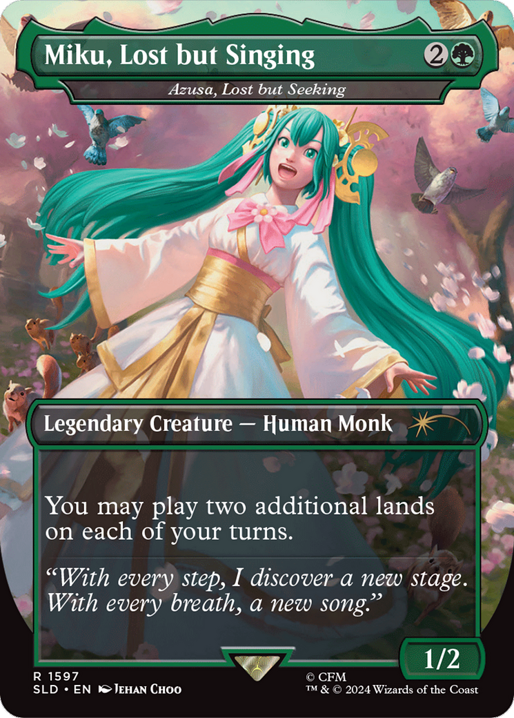 Miku, Lost but Singing - Azusa, Lost but Seeking [Secret Lair Drop Series] | Deep Dive Games St. Marys