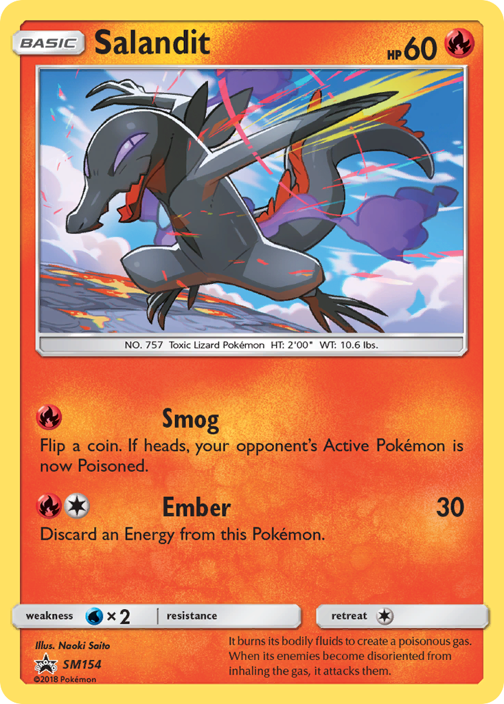 Salandit (SM154) [Sun & Moon: Black Star Promos] | Deep Dive Games St. Marys