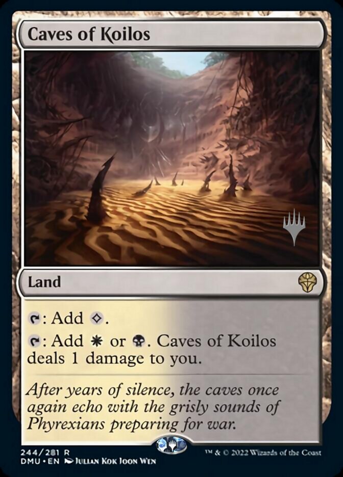 Caves of Koilos (Promo Pack) [Dominaria United Promos] | Deep Dive Games St. Marys