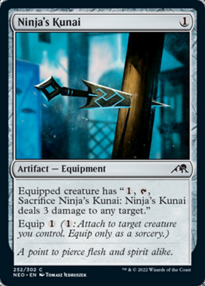Ninja's Kunai [Kamigawa: Neon Dynasty] | Deep Dive Games St. Marys
