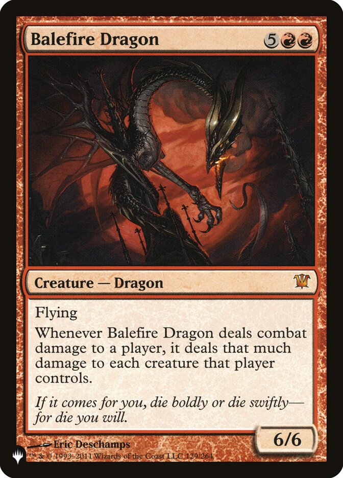 Balefire Dragon [The List] | Deep Dive Games St. Marys