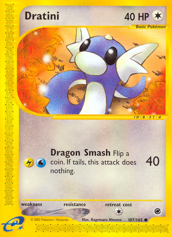 Dratini (107/165) [Expedition: Base Set] | Deep Dive Games St. Marys