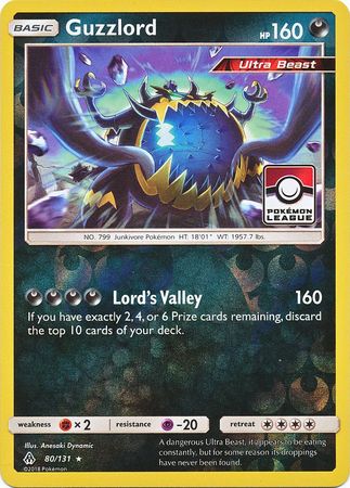 Guzzlord (80/131) (League Promo) [Sun & Moon: Forbidden Light] | Deep Dive Games St. Marys