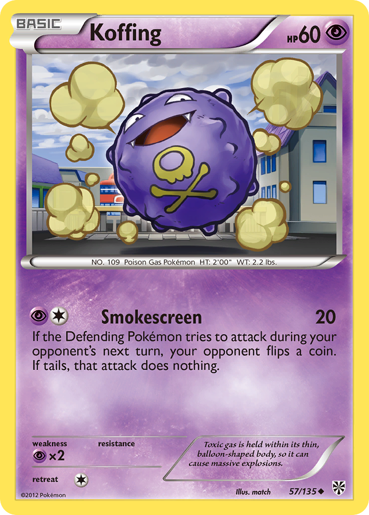 Koffing (57/135) [Black & White: Plasma Storm] | Deep Dive Games St. Marys