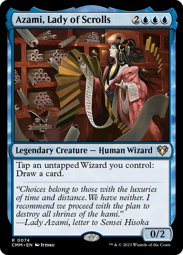 Azami, Lady of Scrolls [Commander Masters] | Deep Dive Games St. Marys