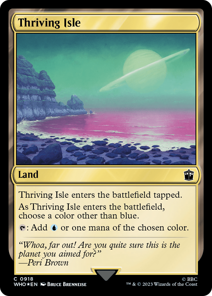 Thriving Isle (Surge Foil) [Doctor Who] | Deep Dive Games St. Marys