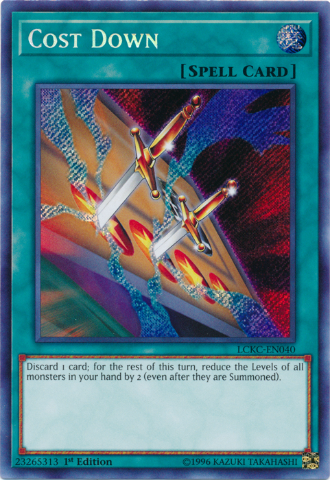 Cost Down [LCKC-EN040] Secret Rare | Deep Dive Games St. Marys