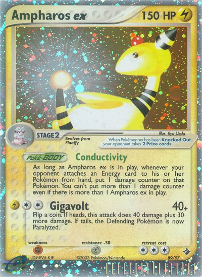 Ampharos ex (89/97) [EX: Dragon] | Deep Dive Games St. Marys