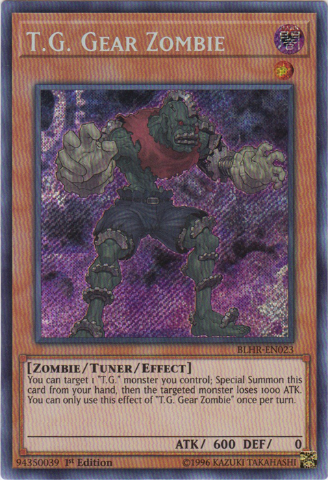 T.G. Gear Zombie [BLHR-EN023] Secret Rare | Deep Dive Games St. Marys