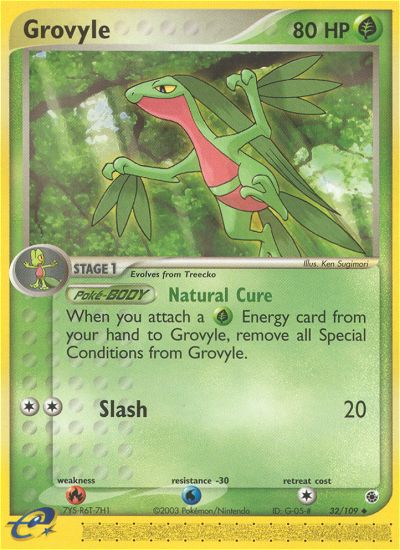 Grovyle (32/109) [EX: Ruby & Sapphire] | Deep Dive Games St. Marys