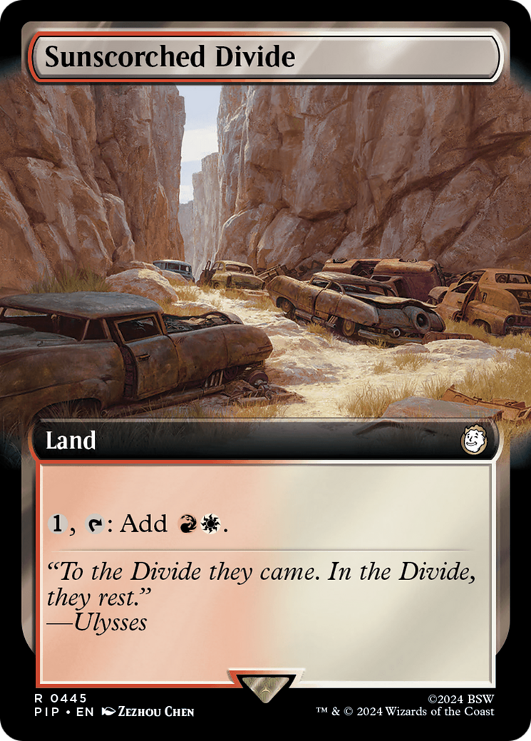 Sunscorched Divide (Extended Art) [Fallout] | Deep Dive Games St. Marys