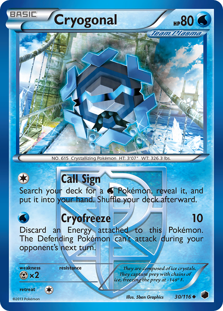 Cryogonal (30/116) [Black & White: Plasma Freeze] | Deep Dive Games St. Marys