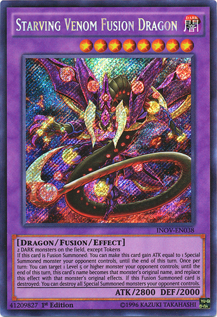 Starving Venom Fusion Dragon [INOV-EN038] Secret Rare | Deep Dive Games St. Marys