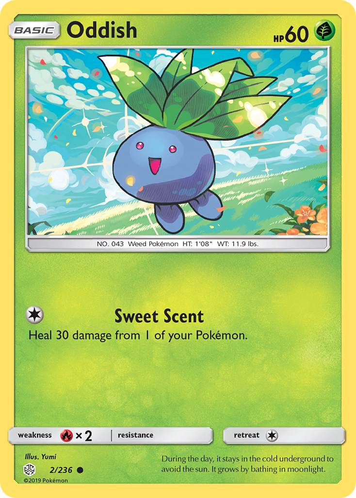 Oddish (2/236) [Sun & Moon: Cosmic Eclipse] | Deep Dive Games St. Marys