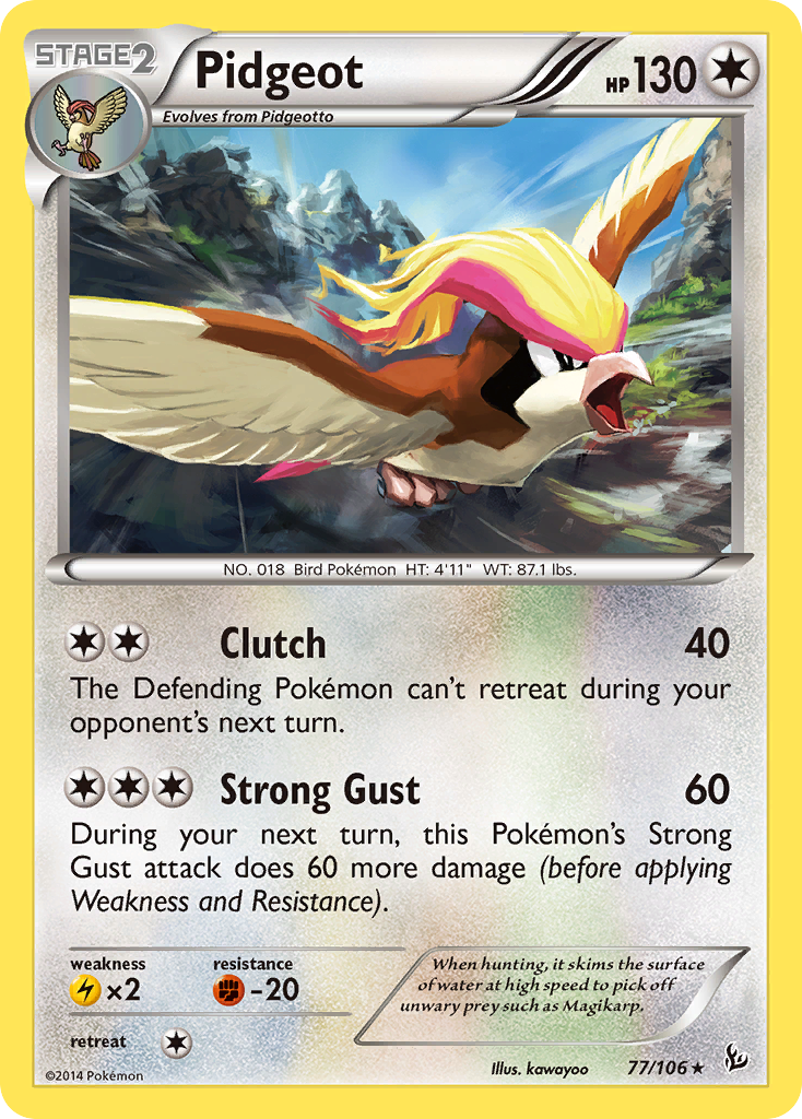 Pidgeot (77/106) [XY: Flashfire] | Deep Dive Games St. Marys