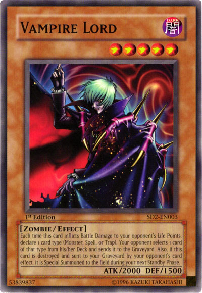 Vampire Lord [SD2-EN003] Common | Deep Dive Games St. Marys