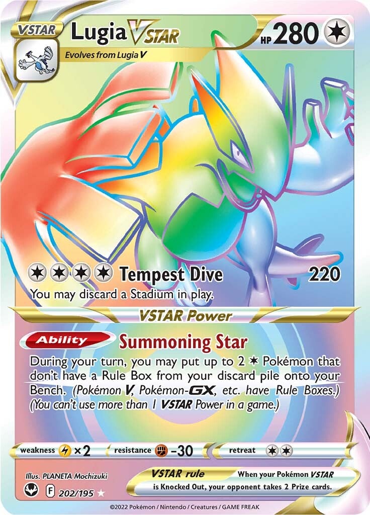 Lugia VSTAR (202/195) [Sword & Shield: Silver Tempest] | Deep Dive Games St. Marys