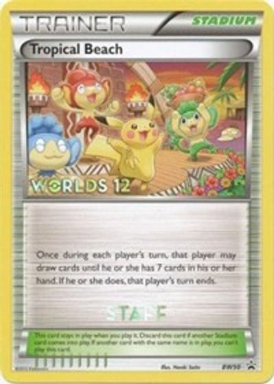 Tropical Beach (BW50) (Staff) [Black & White: Black Star Promos] | Deep Dive Games St. Marys