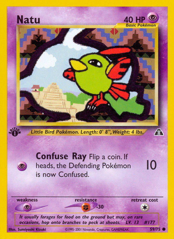 Natu (59/75) [Neo Discovery 1st Edition] | Deep Dive Games St. Marys