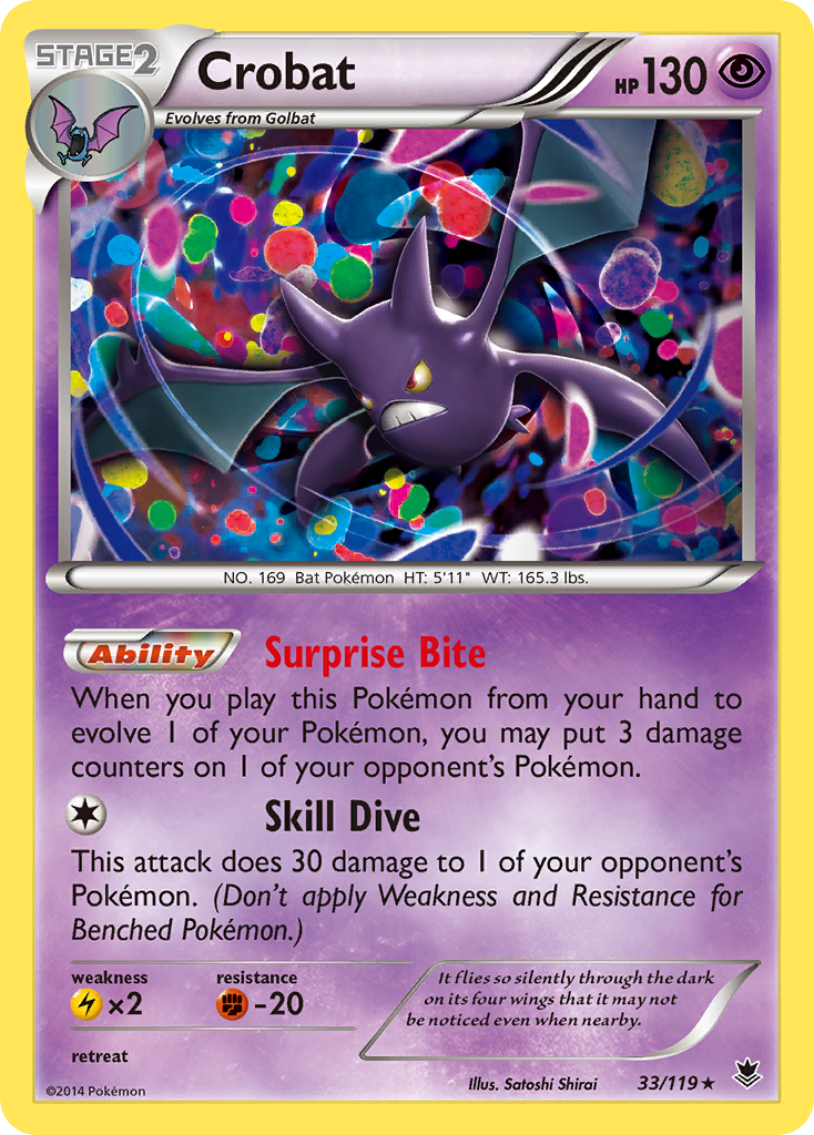 Crobat (33/119) [XY: Phantom Forces] | Deep Dive Games St. Marys