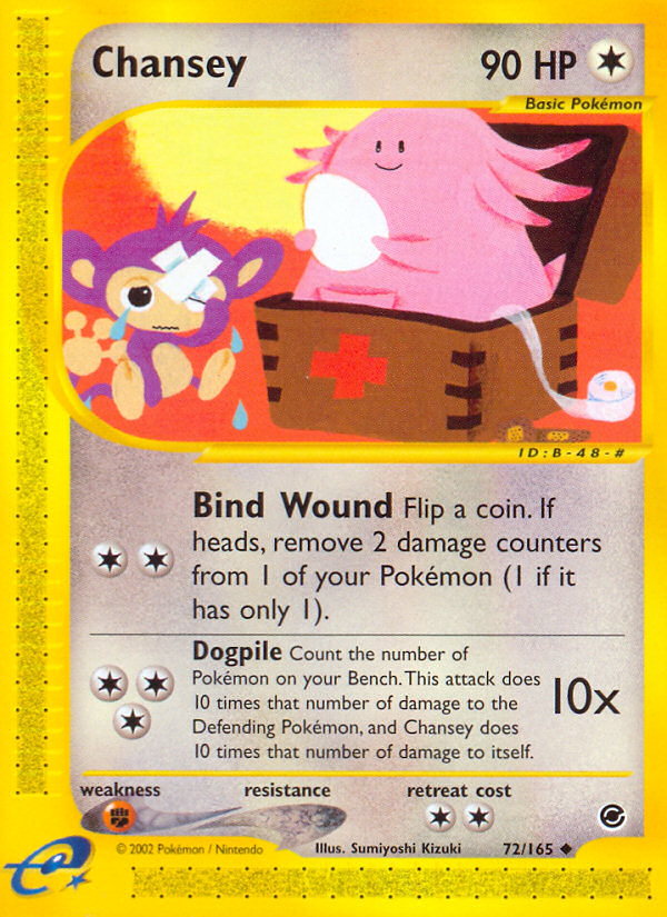 Chansey (72/165) [Expedition: Base Set] | Deep Dive Games St. Marys