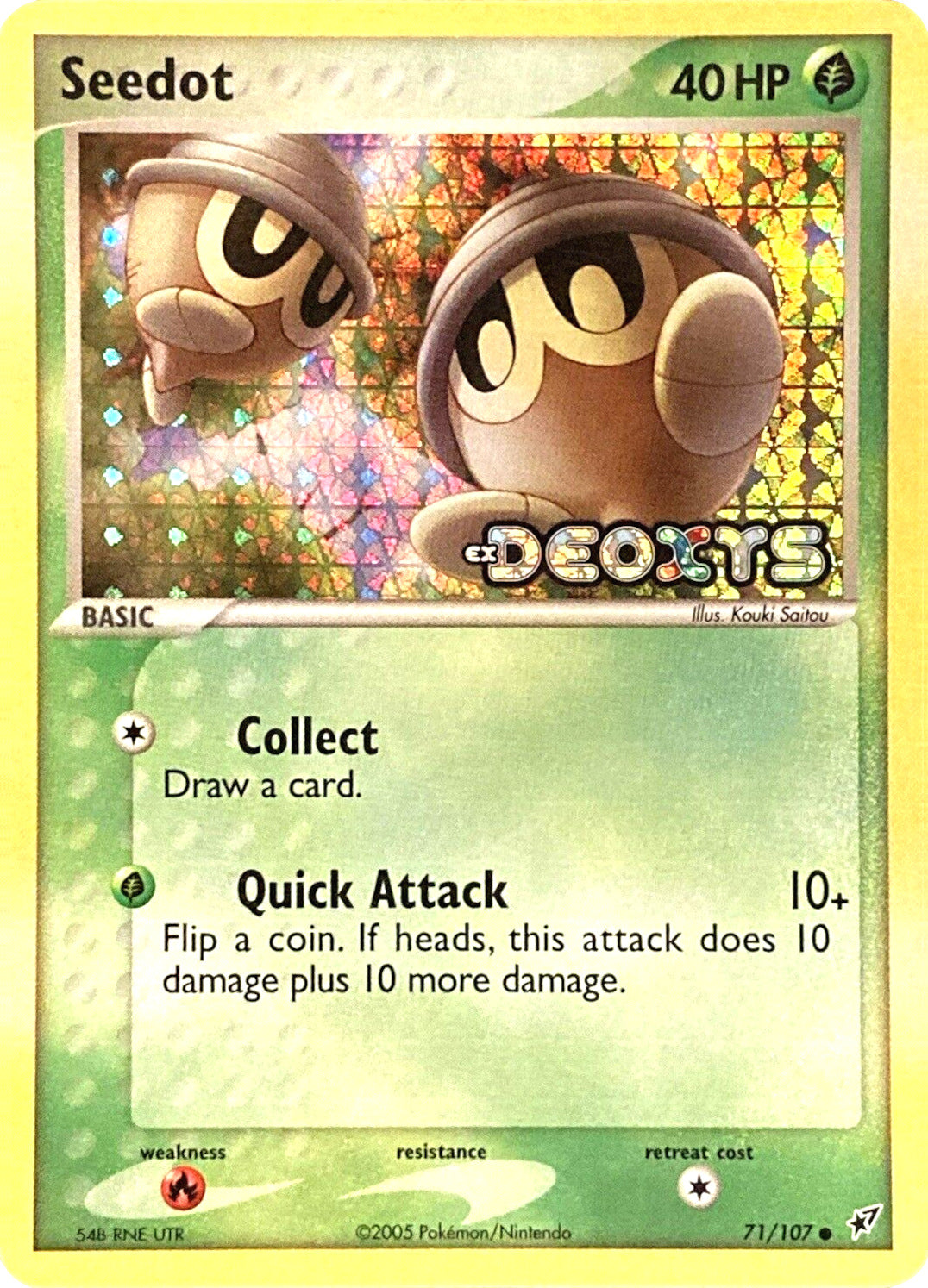 Seedot (71/107) (Stamped) [EX: Deoxys] | Deep Dive Games St. Marys