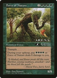 Force of Nature (Oversized) [Oversize Cards] | Deep Dive Games St. Marys