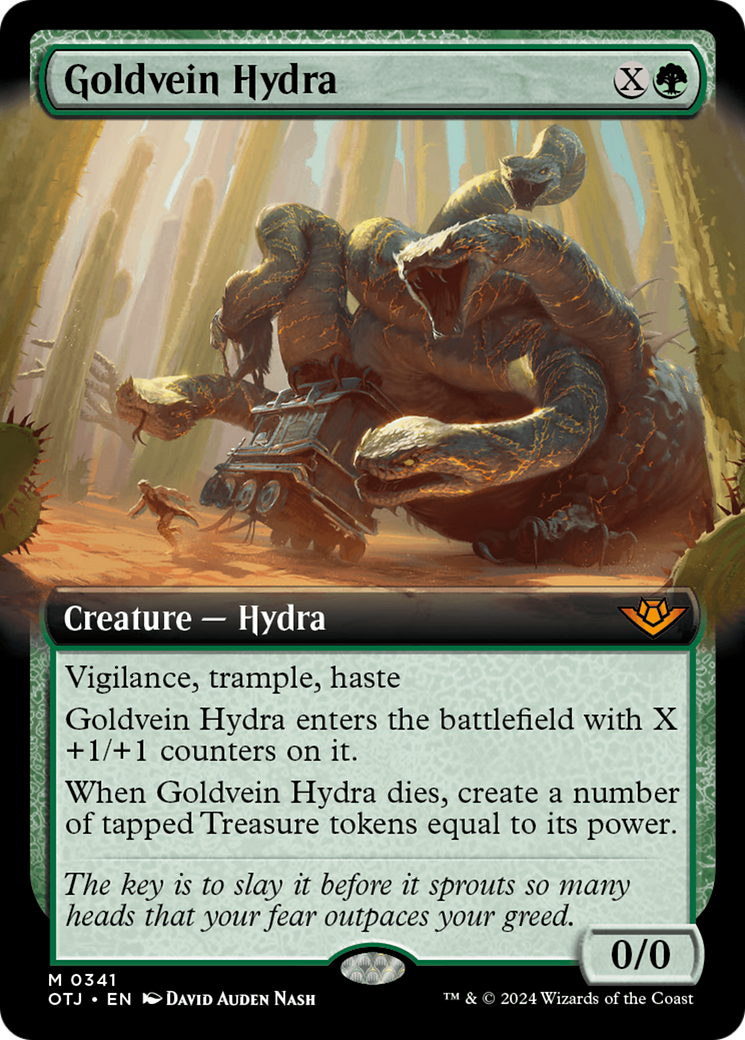 Goldvein Hydra (Extended Art) [Outlaws of Thunder Junction] | Deep Dive Games St. Marys